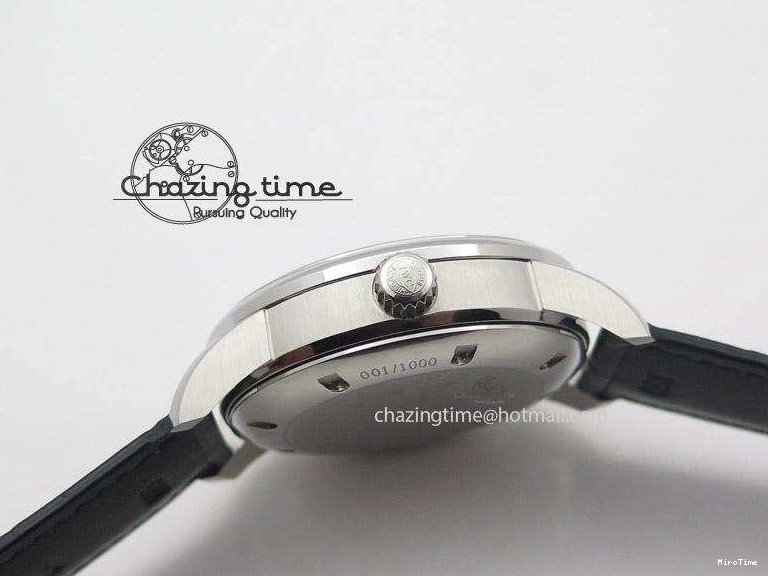 MIROTIME 0208 UrbanChic Ingeniuer St.Laurens SS Blue Dial MK 1:1 Best Edition On Black Leather Strap A 7366